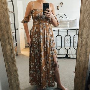 Floral Off the Shoulder Dress